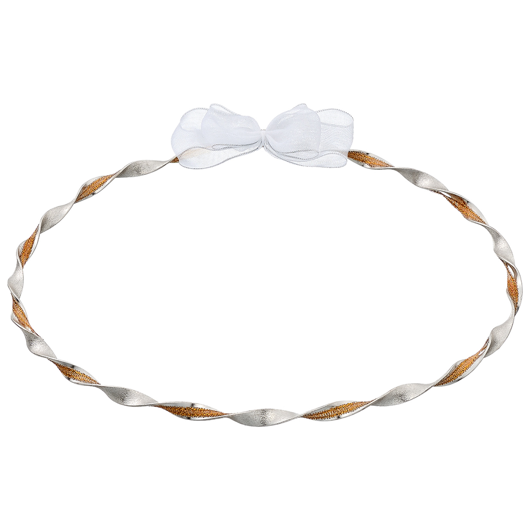 Στέφανα Γάμου Novaker Σειρά ΚΣ 324 Ασημί / Χρυσό / Ροζ Χρυσό