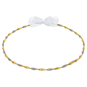 Στέφανα Γάμου Novaker Σειρά ΚΣ 337 Ασημί / Χρυσό / Ροζ Χρυσό