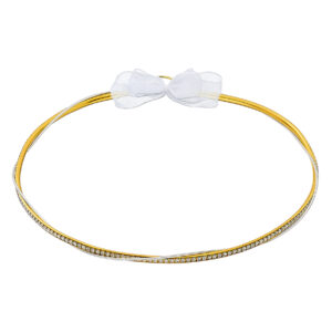 Στέφανα Γάμου Novaker Σειρά ΚΣ 453 Ασημί / Χρυσό / Ροζ Χρυσό