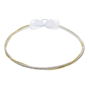 Στέφανα Γάμου Novaker Σειρά ΚΣ 453 Ασημί / Χρυσό / Ροζ Χρυσό