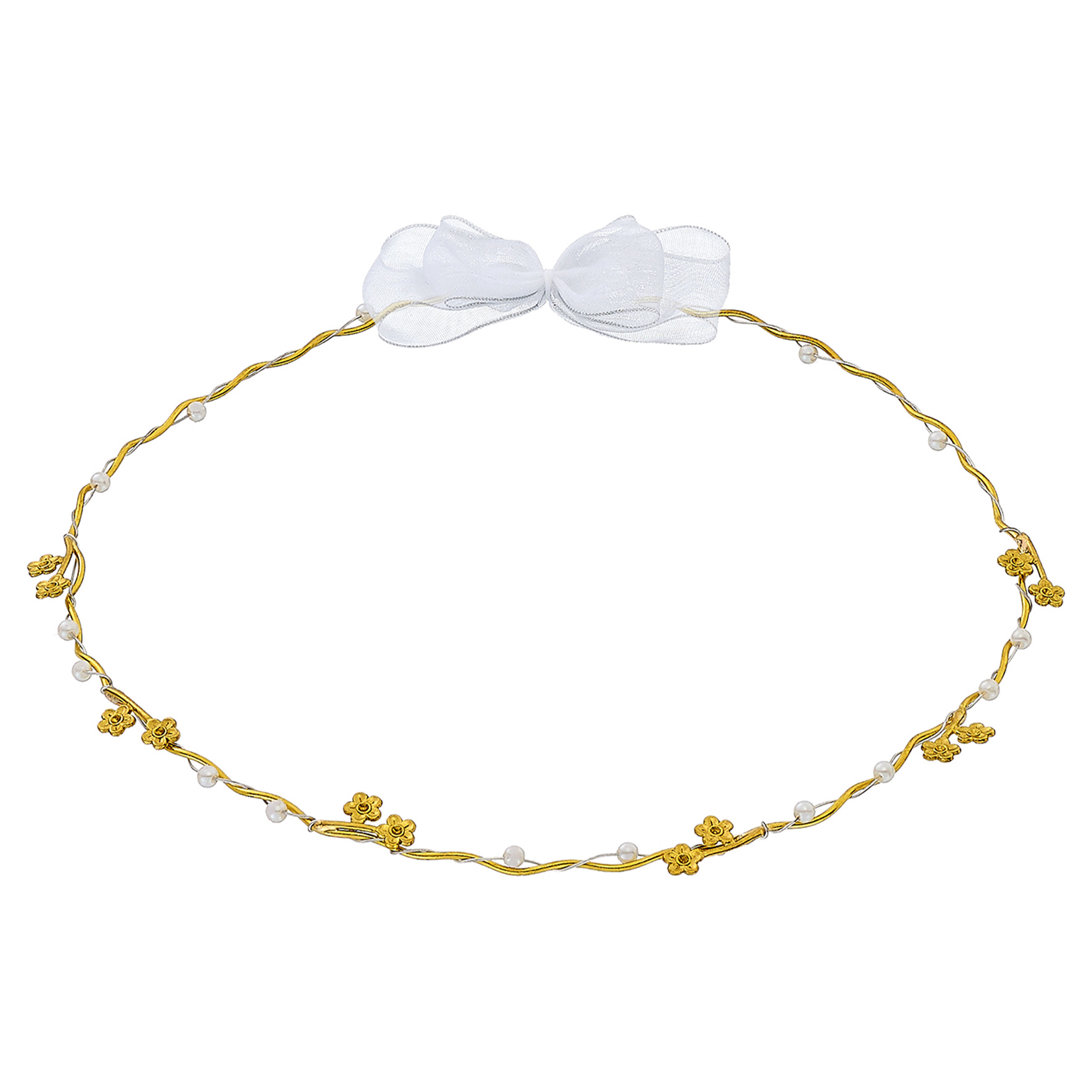 Στέφανα Γάμου Novaker Σειρά ΚΣ 716 Ασημί / Χρυσό