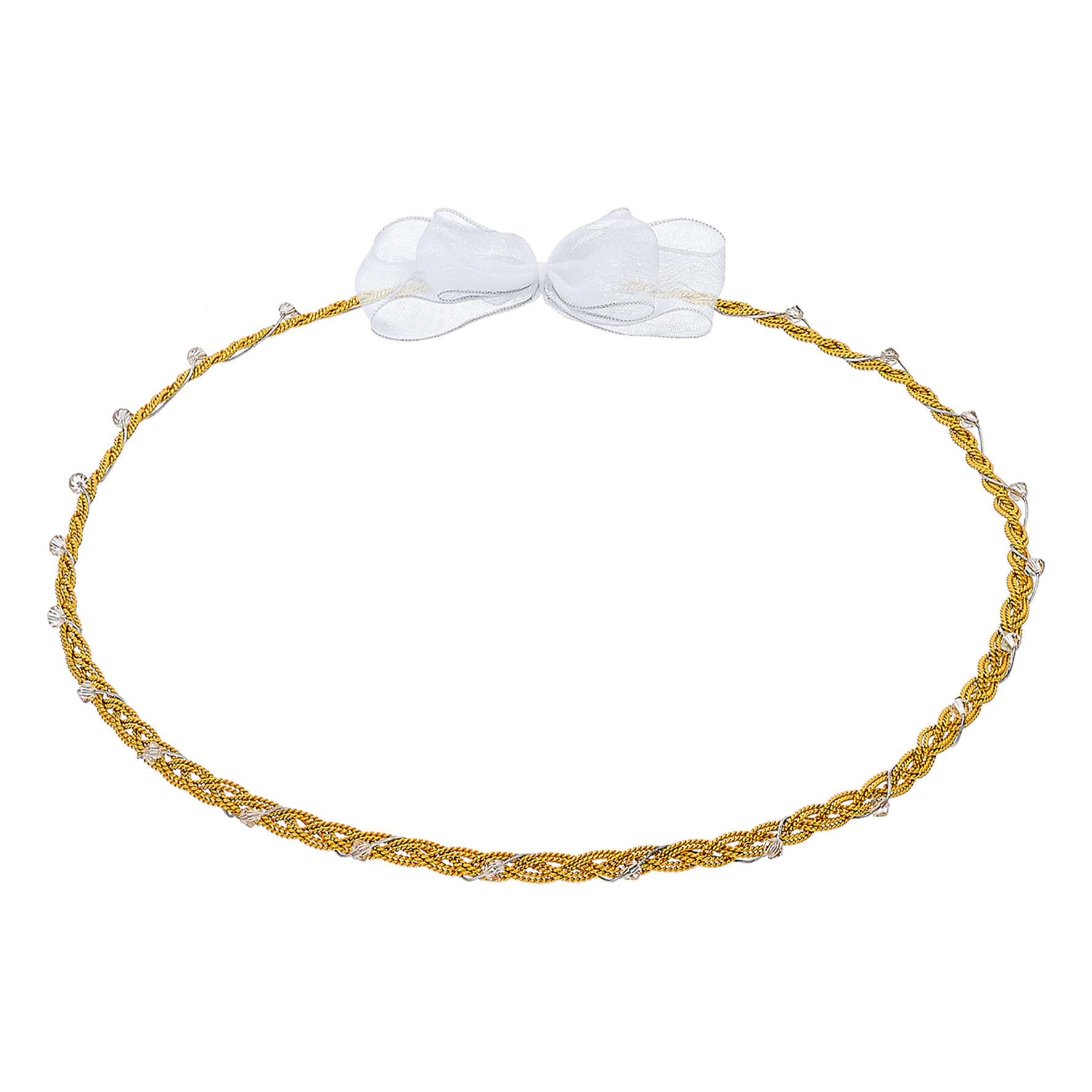 Στέφανα Γάμου Novaker Σειρά ΚΣ 710 Ασημί / Χρυσό