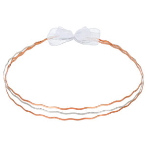 Στέφανα Γάμου Novaker Σειρά ΚΣ 947 Ασημί / Χρυσό / Ροζ Χρυσό