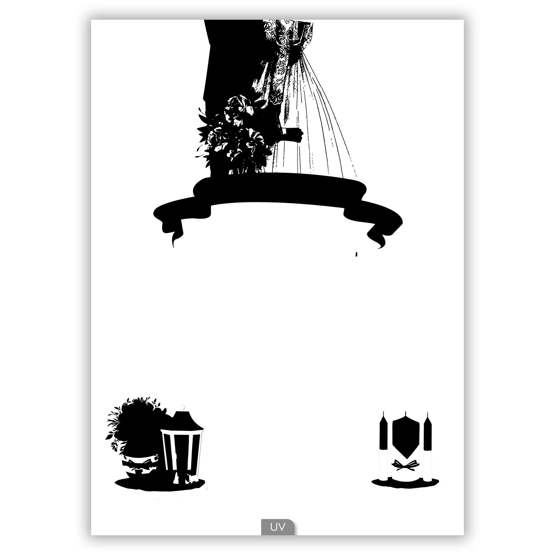 Προσκλητήριο Γάμου Ζευγάρι Happycanto SYNW03