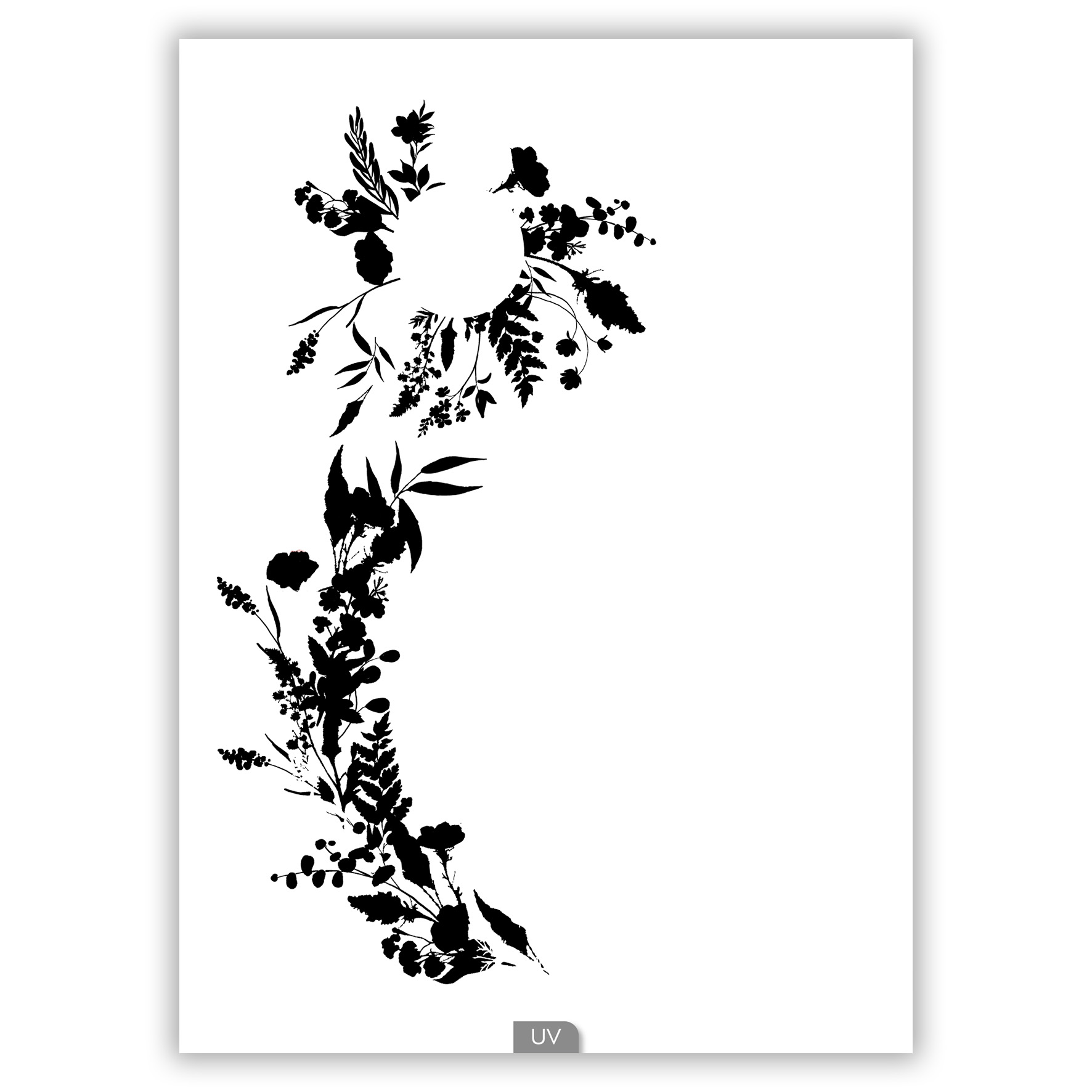 Προσκλητήριο Γάμου Λουλούδια Happycanto SYNW11