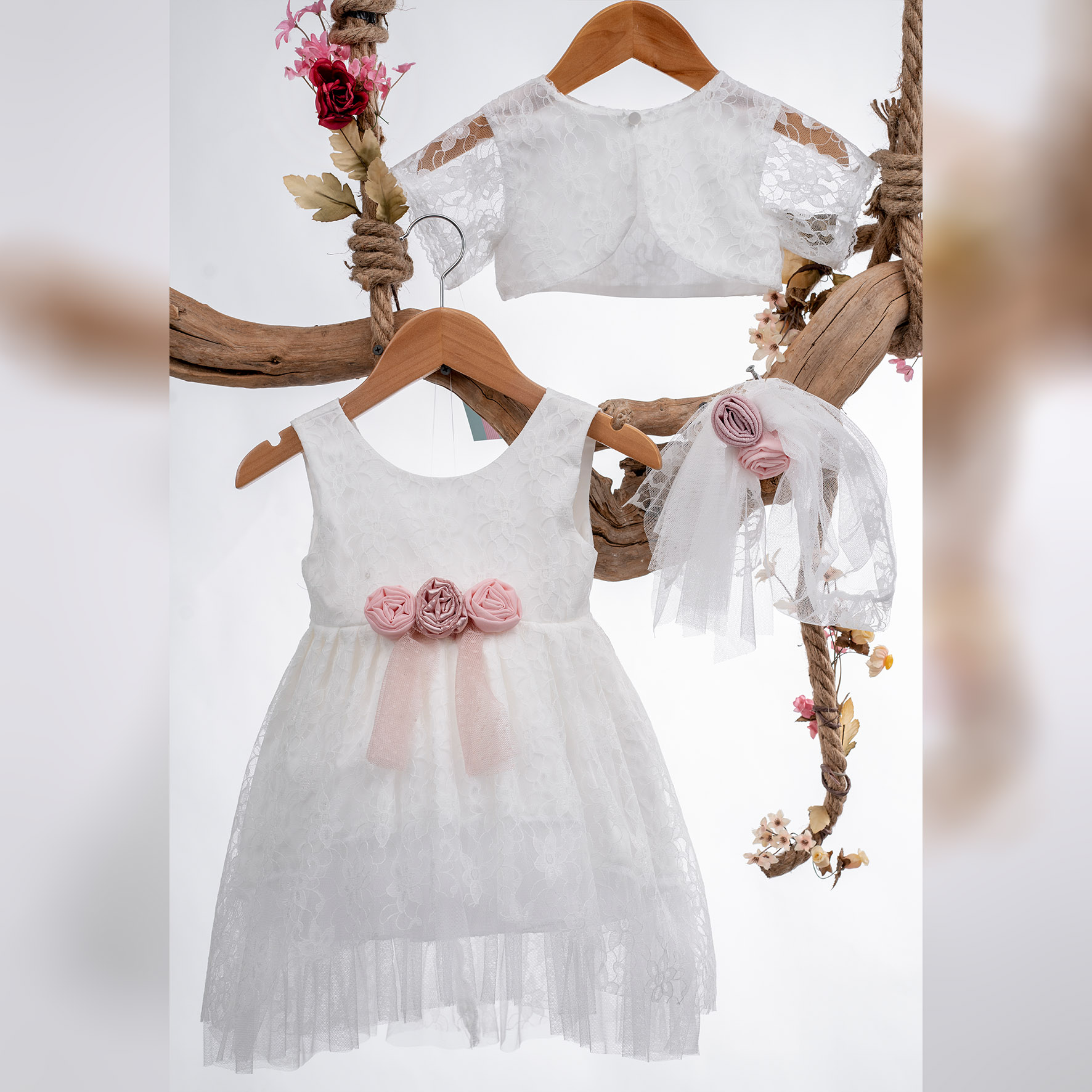 Φόρεμα Βάπτισης Mak Baby Κ37Ε