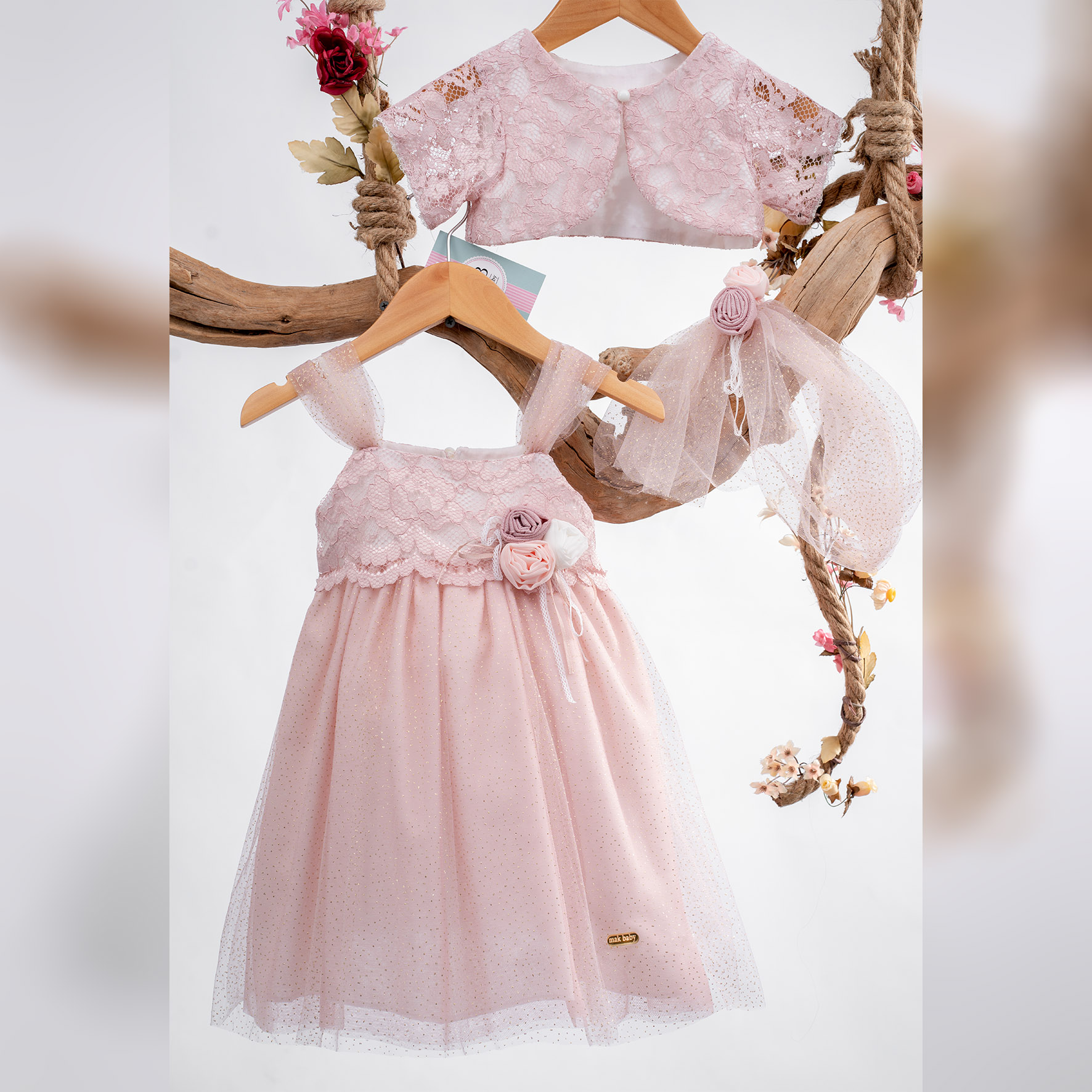 Φόρεμα Βάπτισης Mak Baby Κ45Π