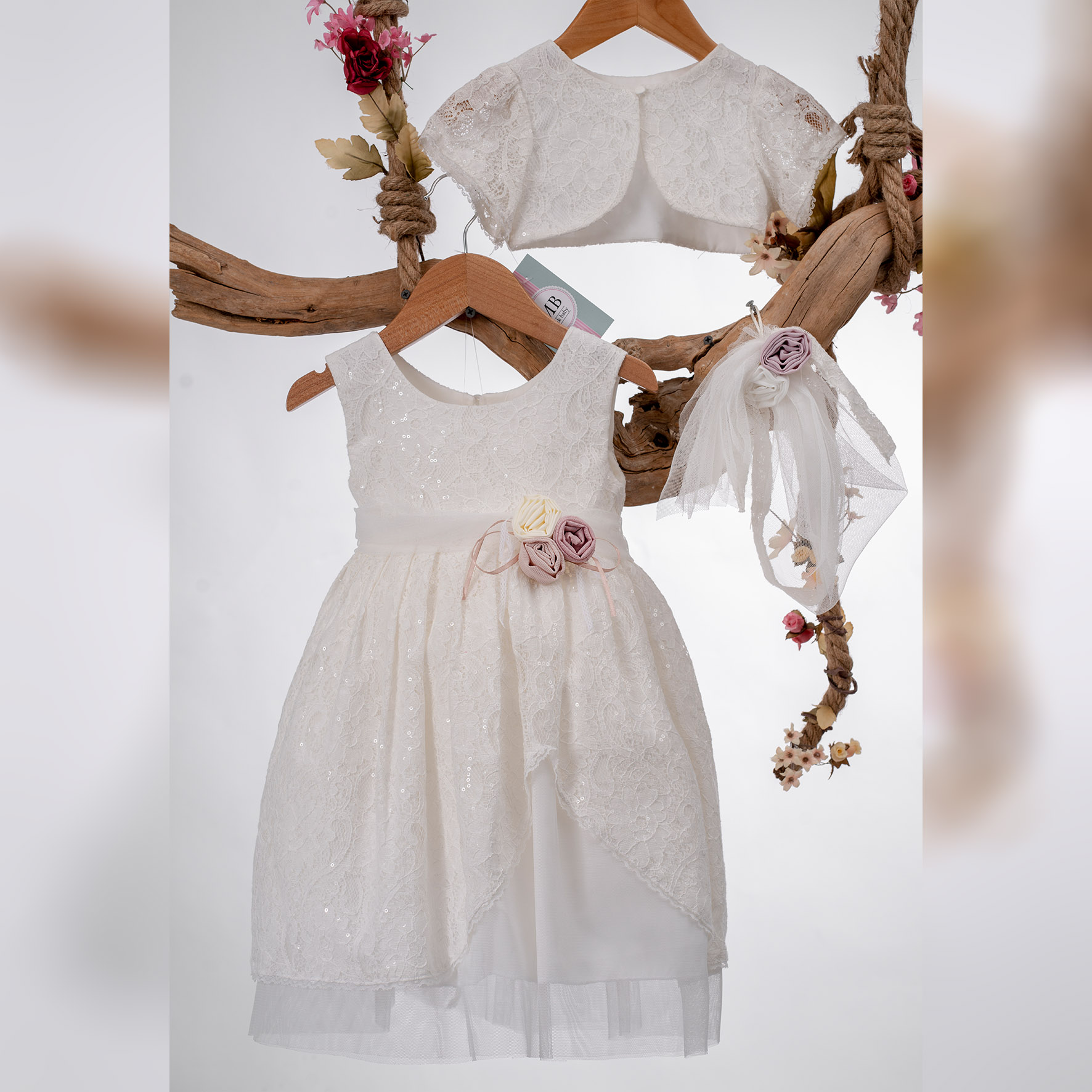 Φόρεμα Βάπτισης Mak Baby Κ54Ε