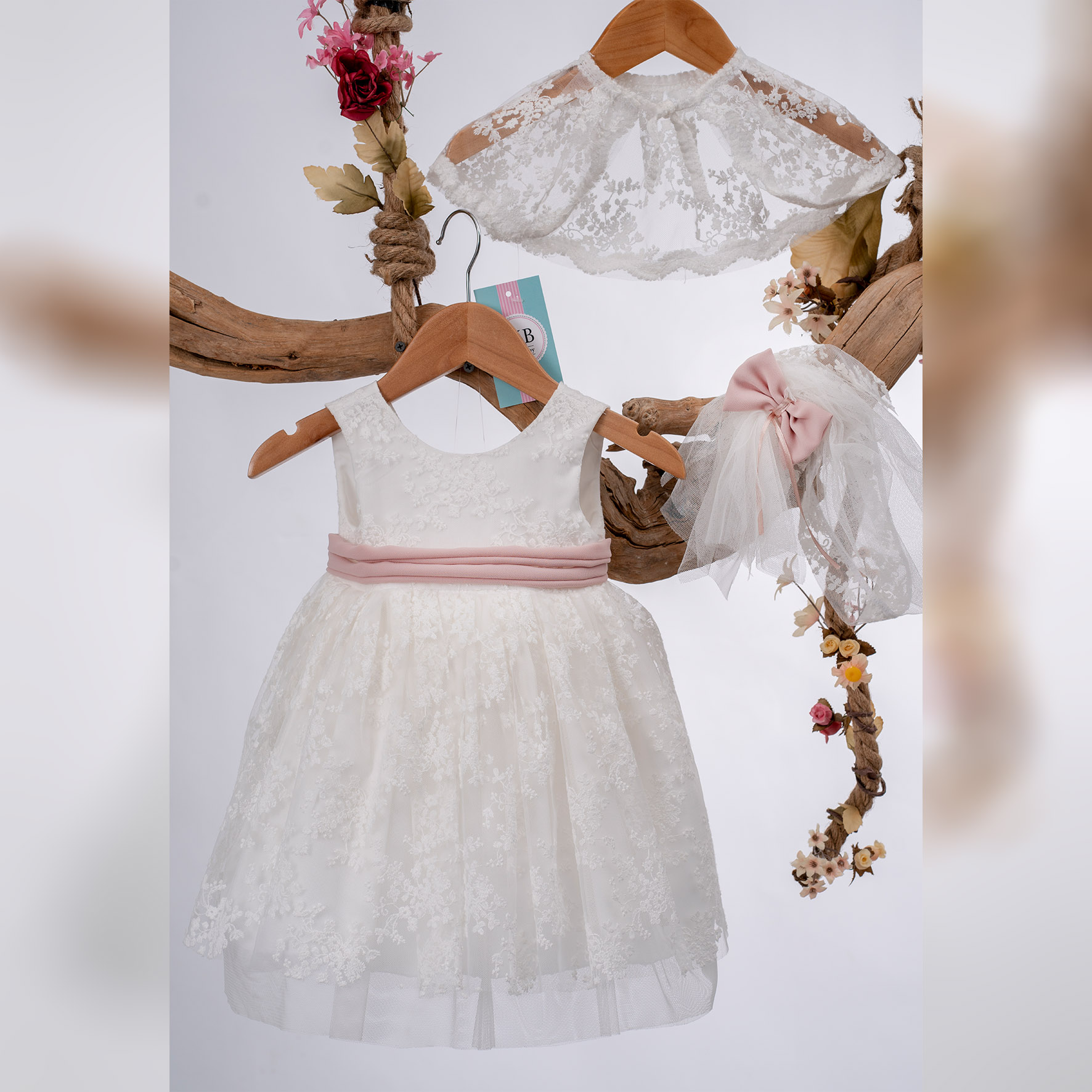 Φόρεμα Βάπτισης Mak Baby Κ56Ε