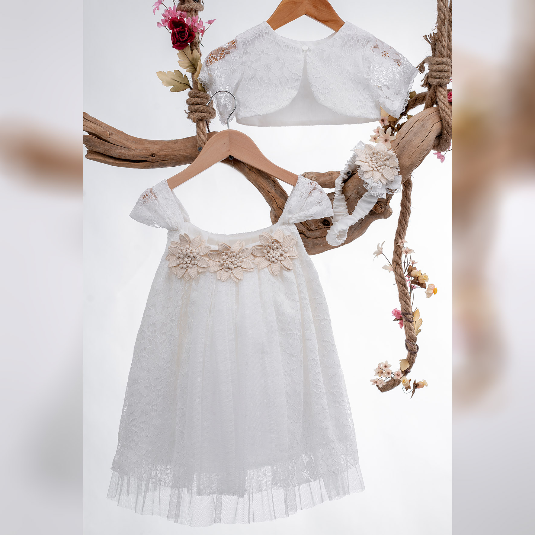 Φόρεμα Βάπτισης Mak Baby Κ64Ε