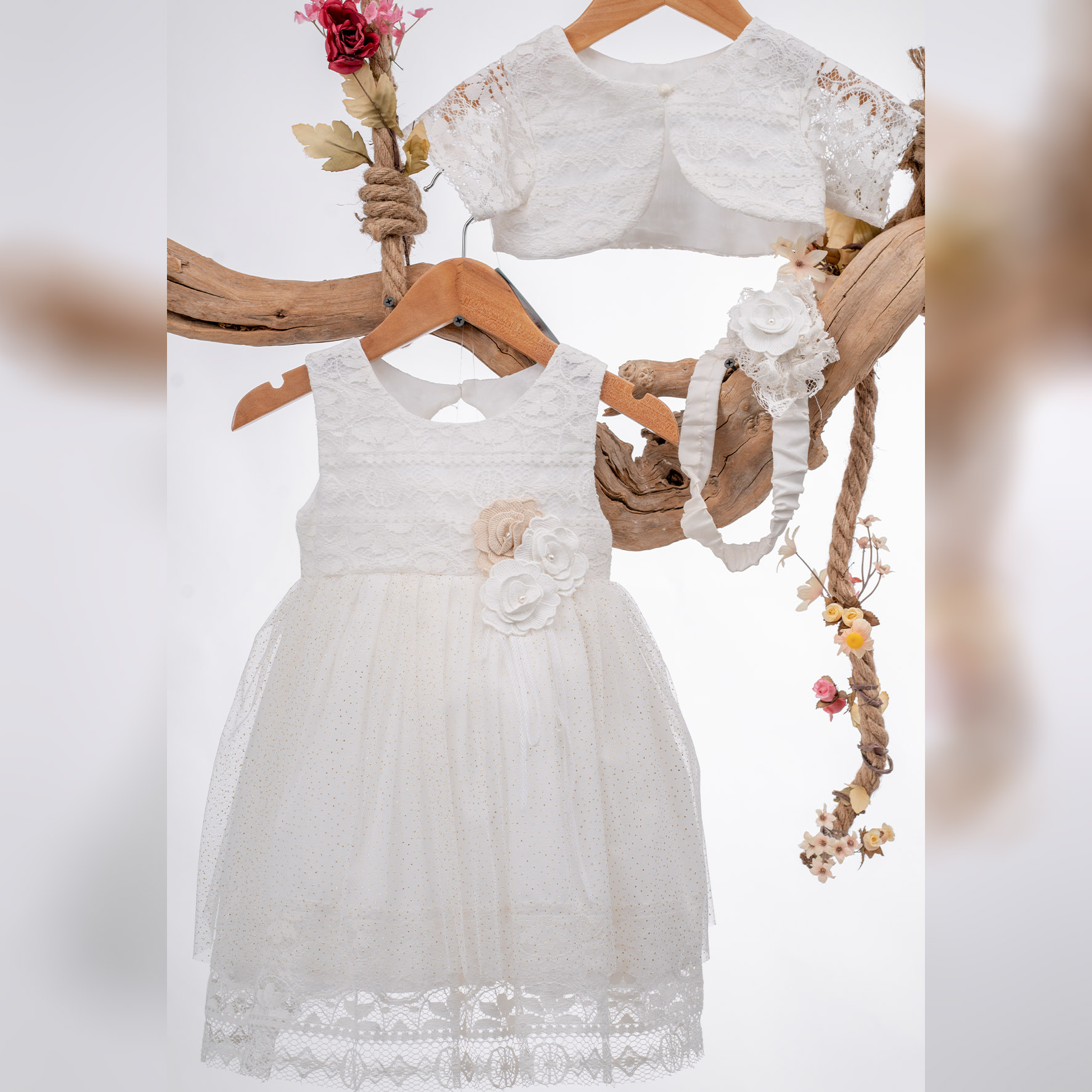 Φόρεμα Βάπτισης Mak Baby Κ65Ε