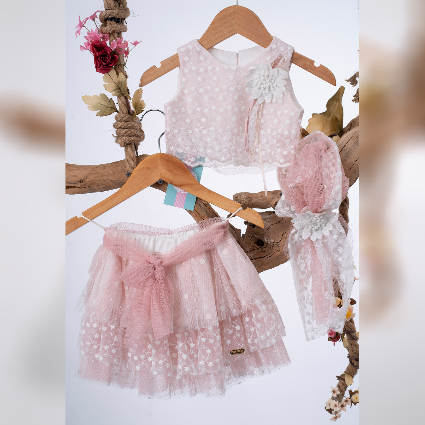 Φόρεμα Βάπτισης Mak Baby Κ91Π