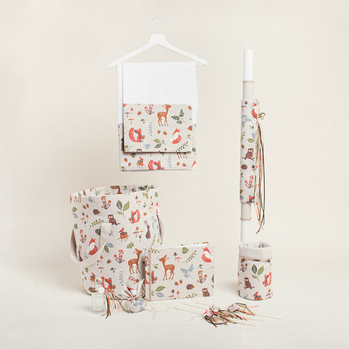 Βαπτιστικό Σετ Ntampoudis 331122 Ζώα του δάσους