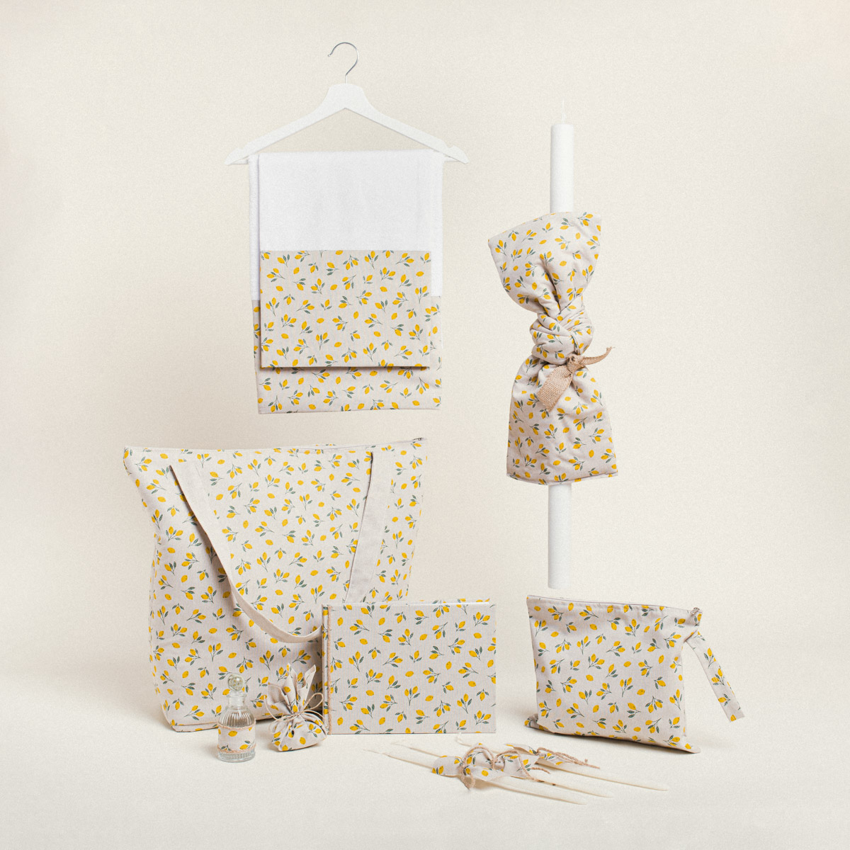 Βαπτιστικό Σετ Ntampoudis 331194 Λεμόνια