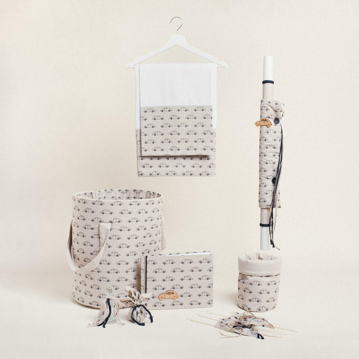 Βαπτιστικό Σετ Ntampoudis 331195 Αυτοκινητάκια