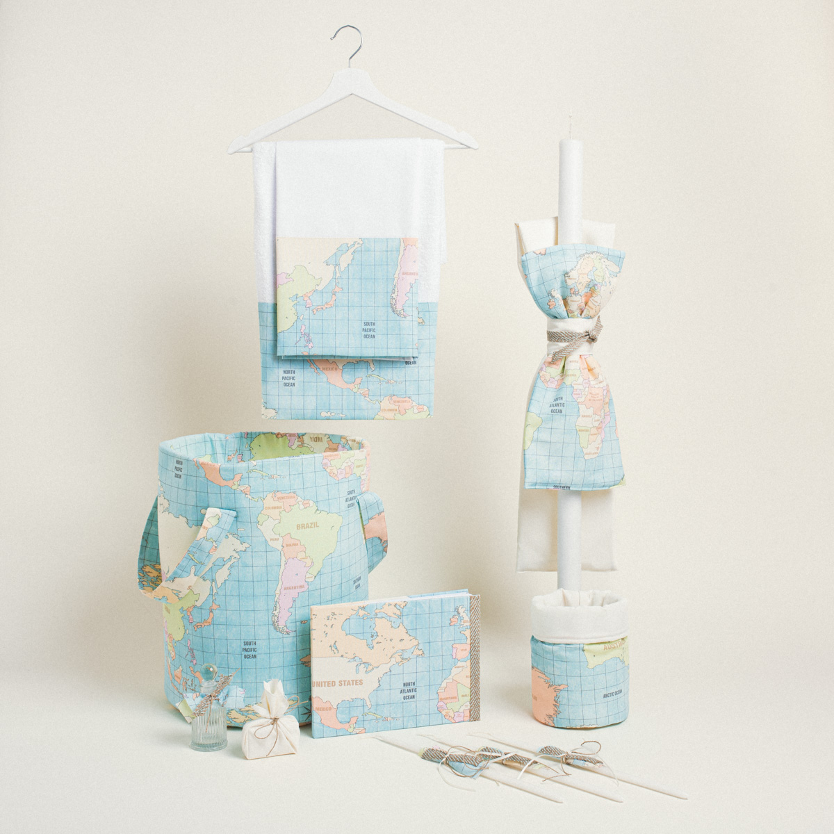 Βαπτιστικό Σετ Ntampoudis 331340 Χάρτης