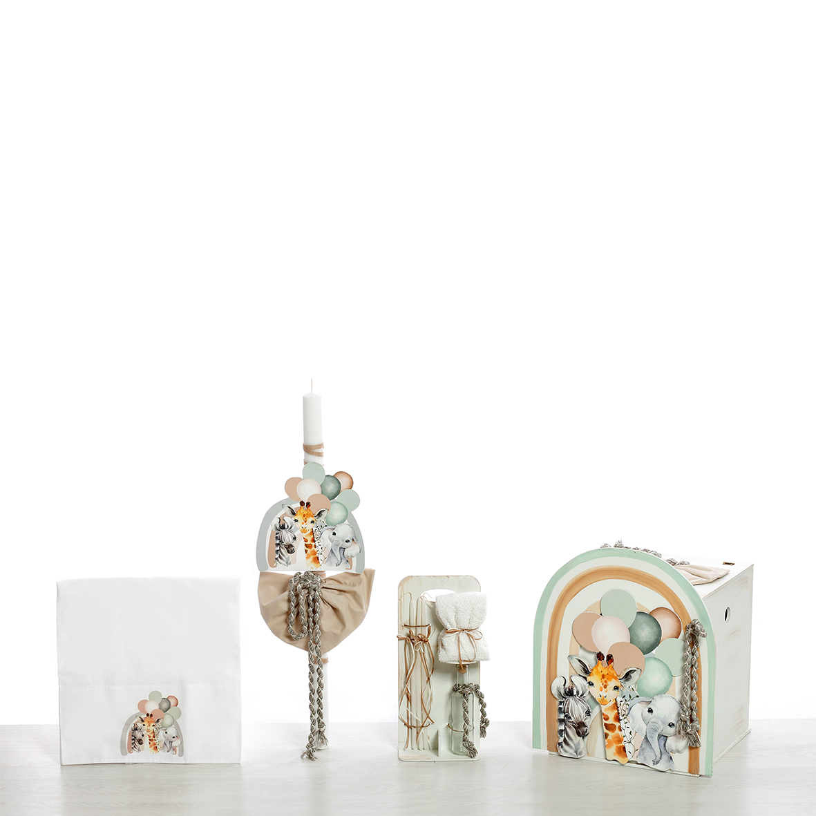 Βαπτιστικό Σετ Bellissimo 2407 Ζώα Της Ζούγκλας