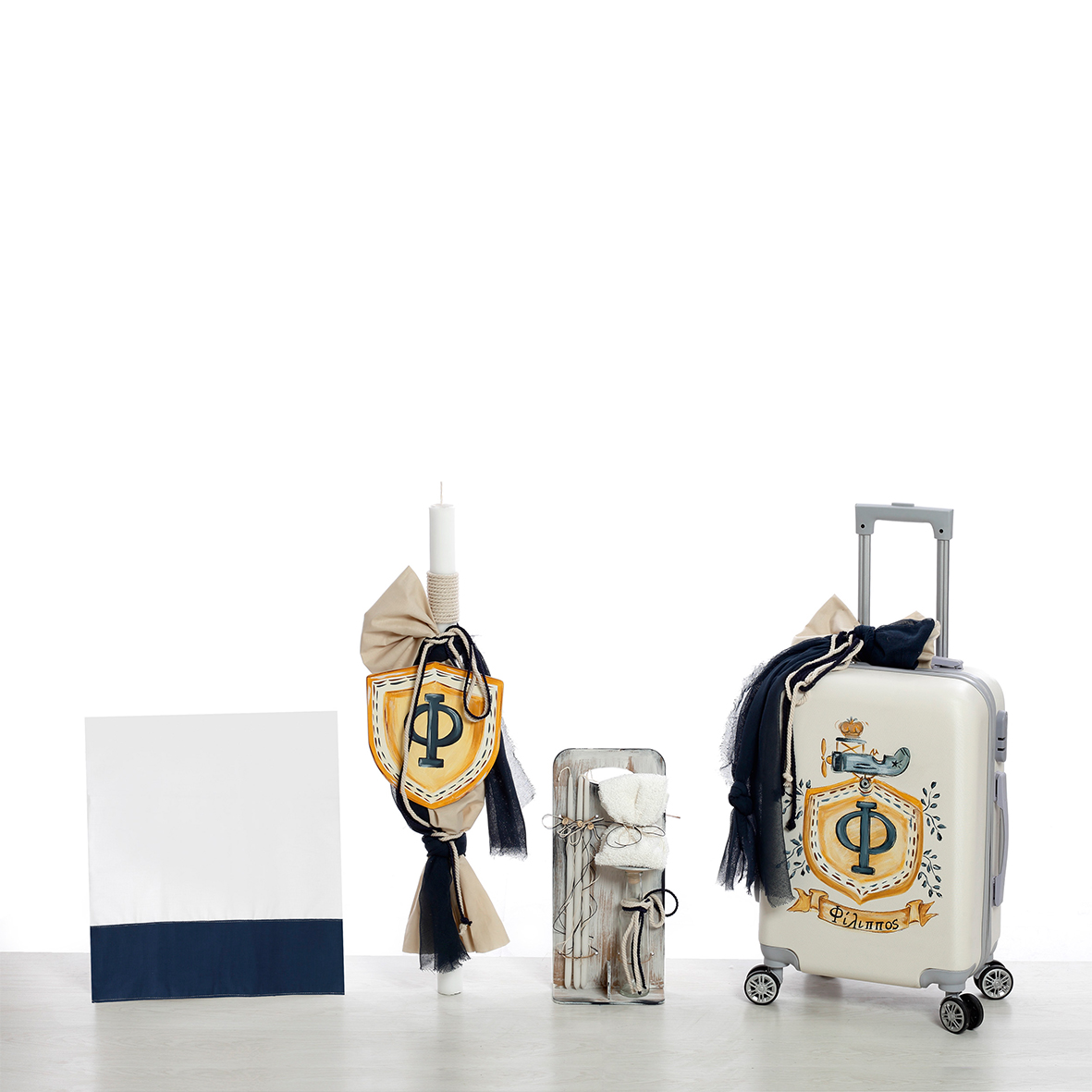 Βαπτιστικό Σετ Bellissimo 2404 Μονόγραμμα