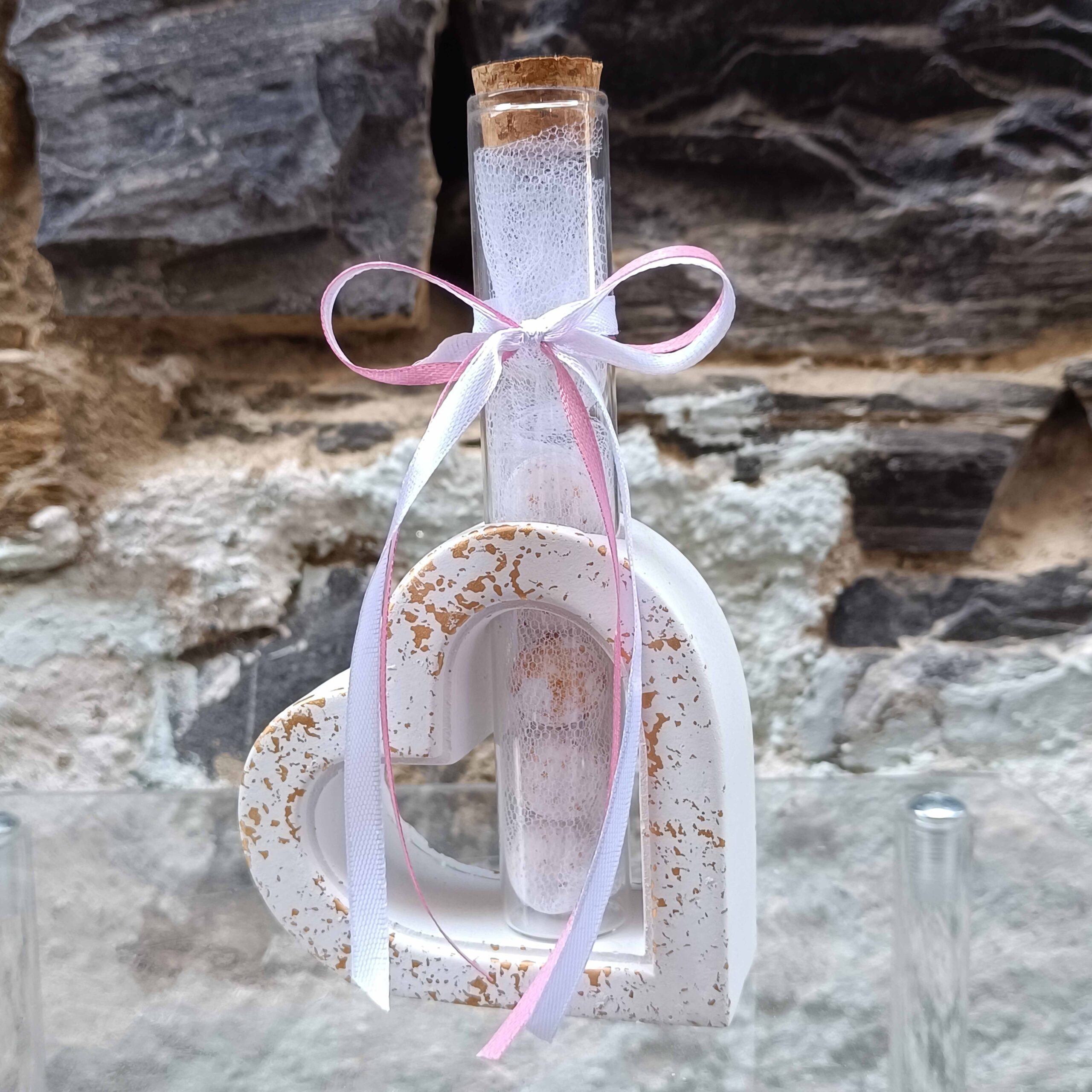 Μπομπονιέρα Γάμου – Κεραμική Καρδιά | Premium Collection