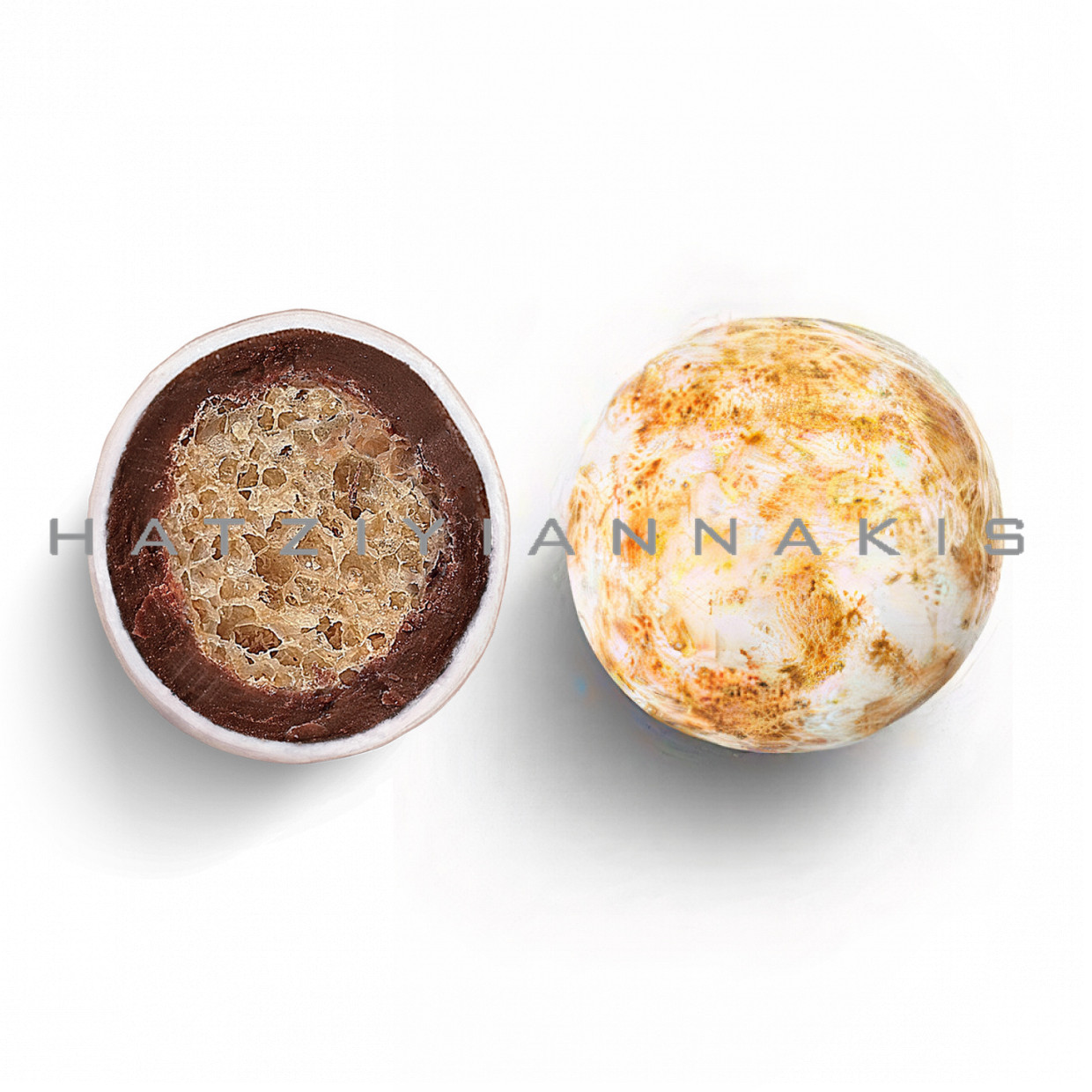 Crispy Κουφέτο -  Μεταλλιζέ Χρυσό Πιτσιλωτό | Συλλογή Twist