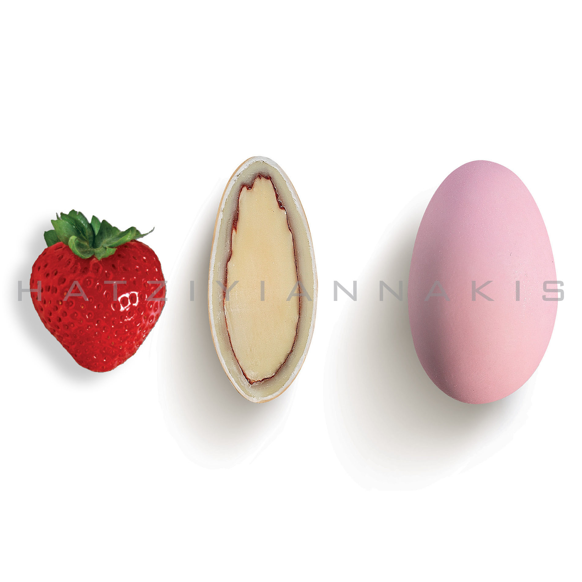 Choco Almond Κουφέτο – Φράουλα Ροζ Ματ | Συλλογή Supreme