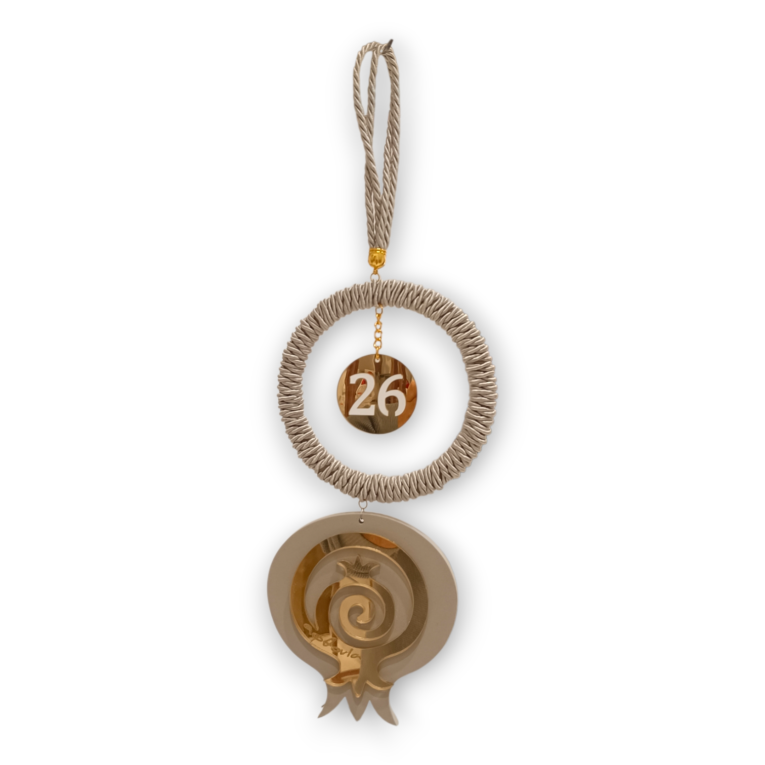 Γούρι Ρόδι 2026 – Plexi & Ξύλο | Hanging Collection