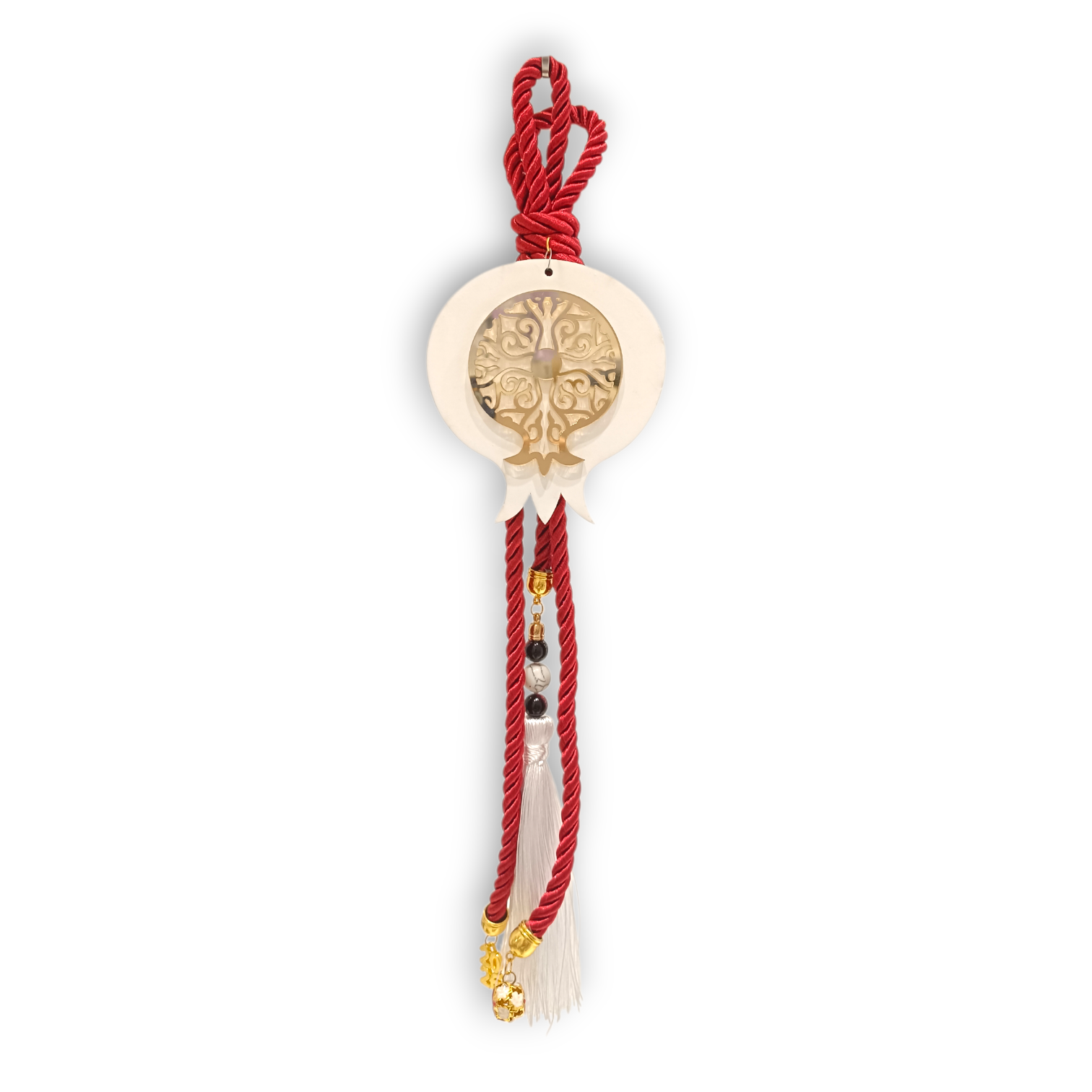 Γούρι Ρόδι 2026 – Plexi & Wood | Hanging Collection