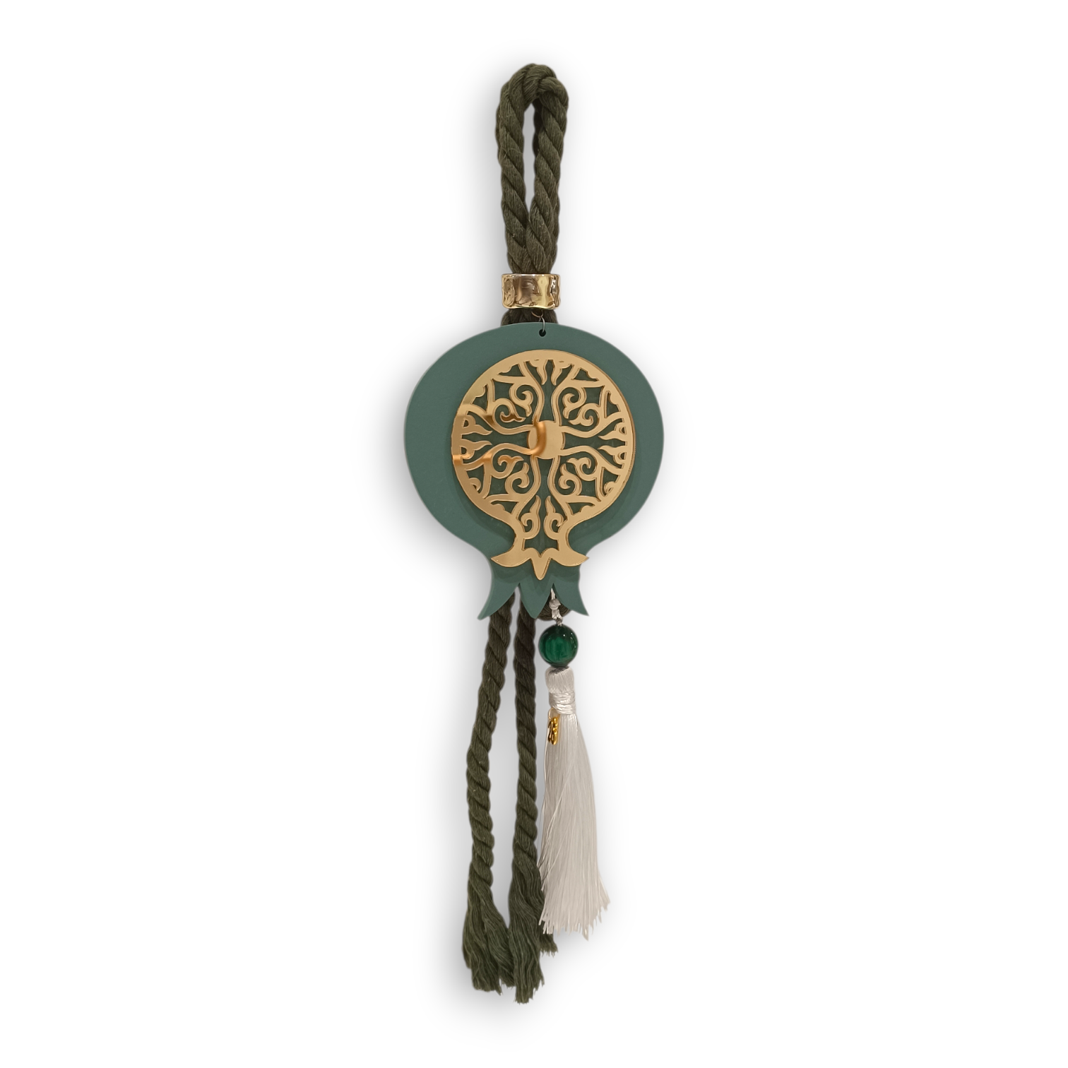 Γούρι Ρόδι 2026 – Plexi & Wood | Hanging Collection