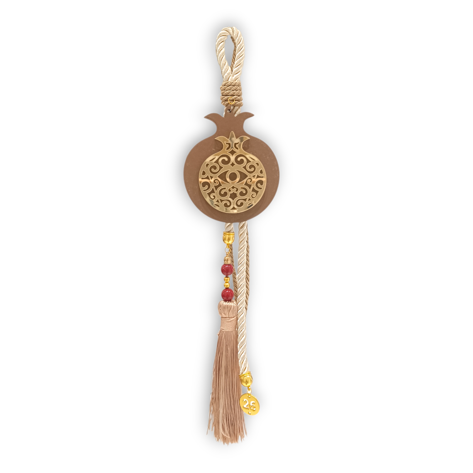 Γούρι Ρόδι 2026 – Plexi & Wood | Hanging Collection