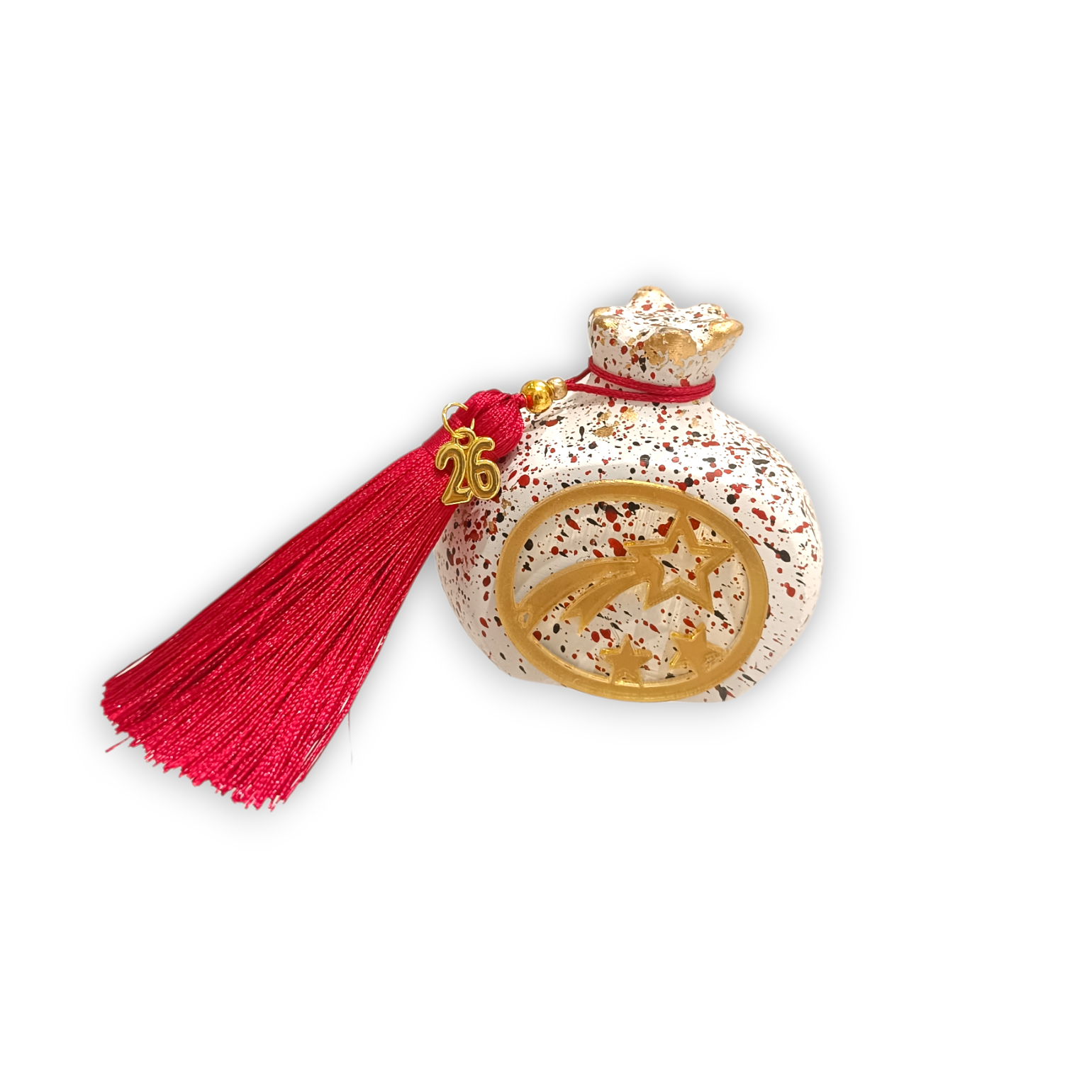 Γούρι Ρόδι 2026 – Ceramic | Standing Collection