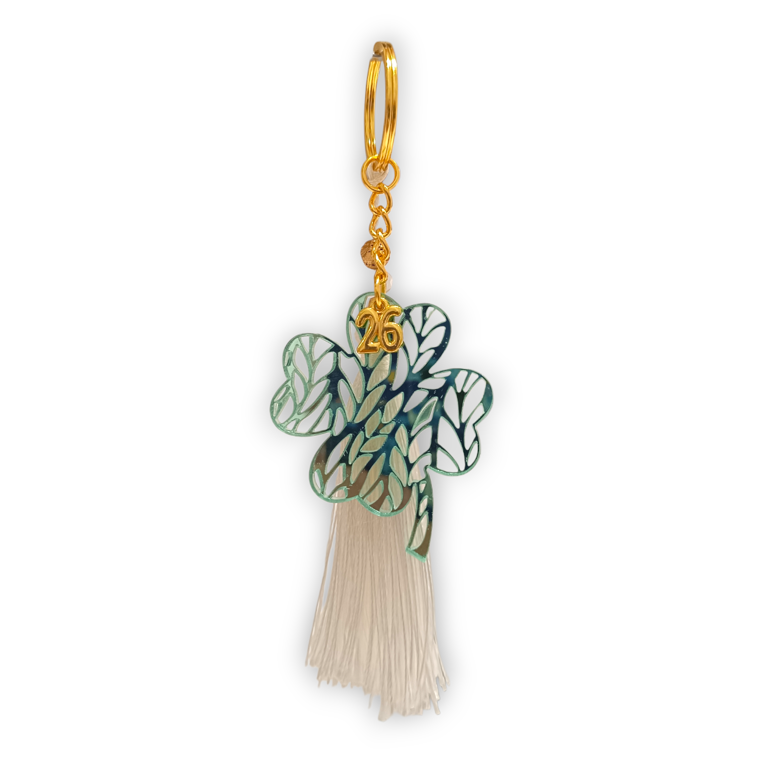 Γούρι Τριφύλλι 2026 – Plexi | Keychain Collection