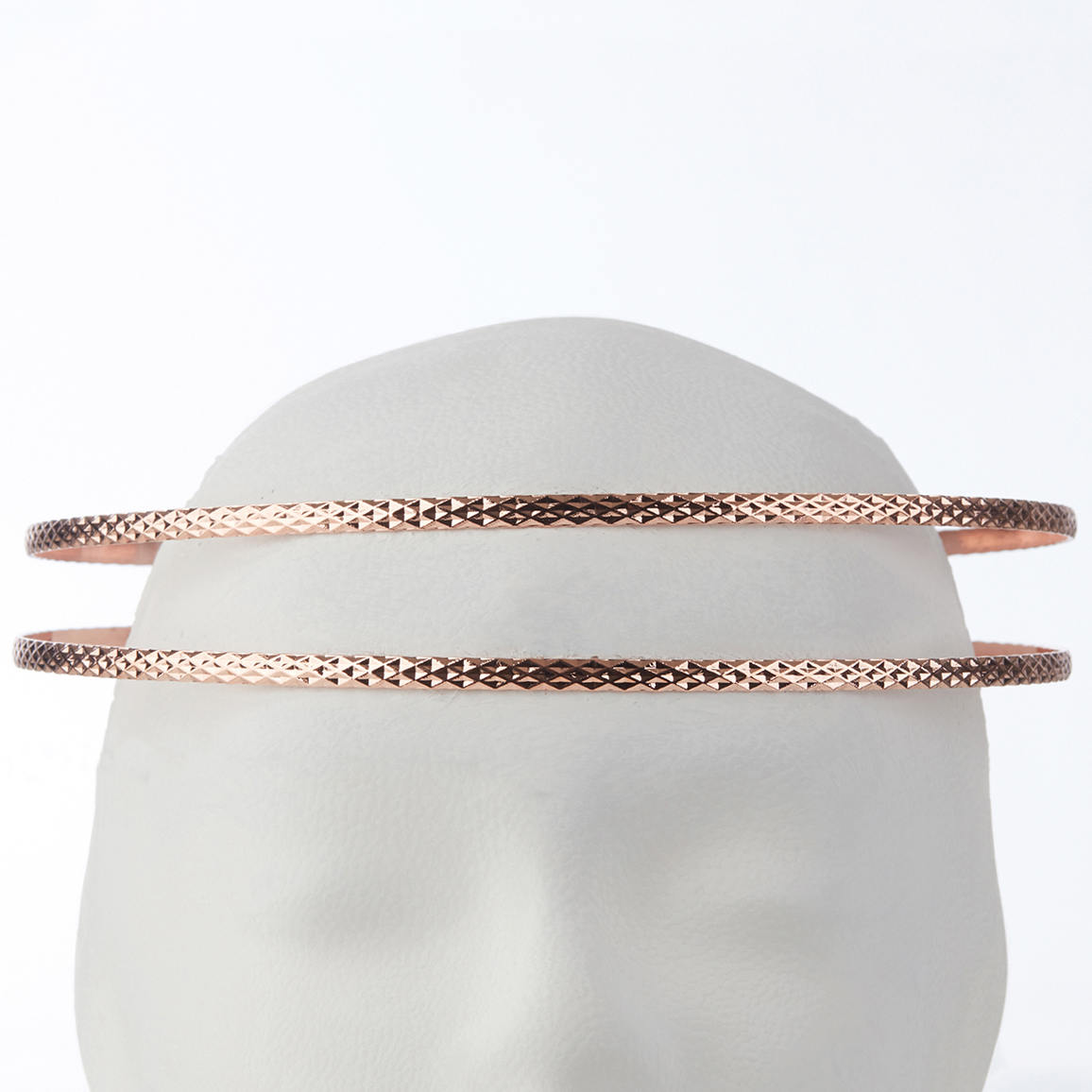 Στέφανα Γάμου Επάργυρα - Ροζ Χρυσό | Authentique Art SΑ-1301