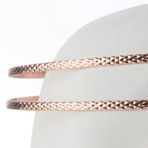 Στέφανα Γάμου Επάργυρα - Ροζ Χρυσό | Authentique Art SΑ-1301