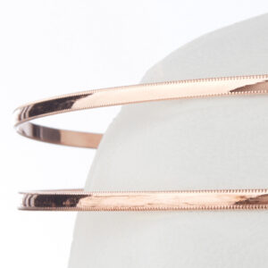 Στέφανα Γάμου Επάργυρα - Ροζ Χρυσό | Authentique Art SΑ-1310