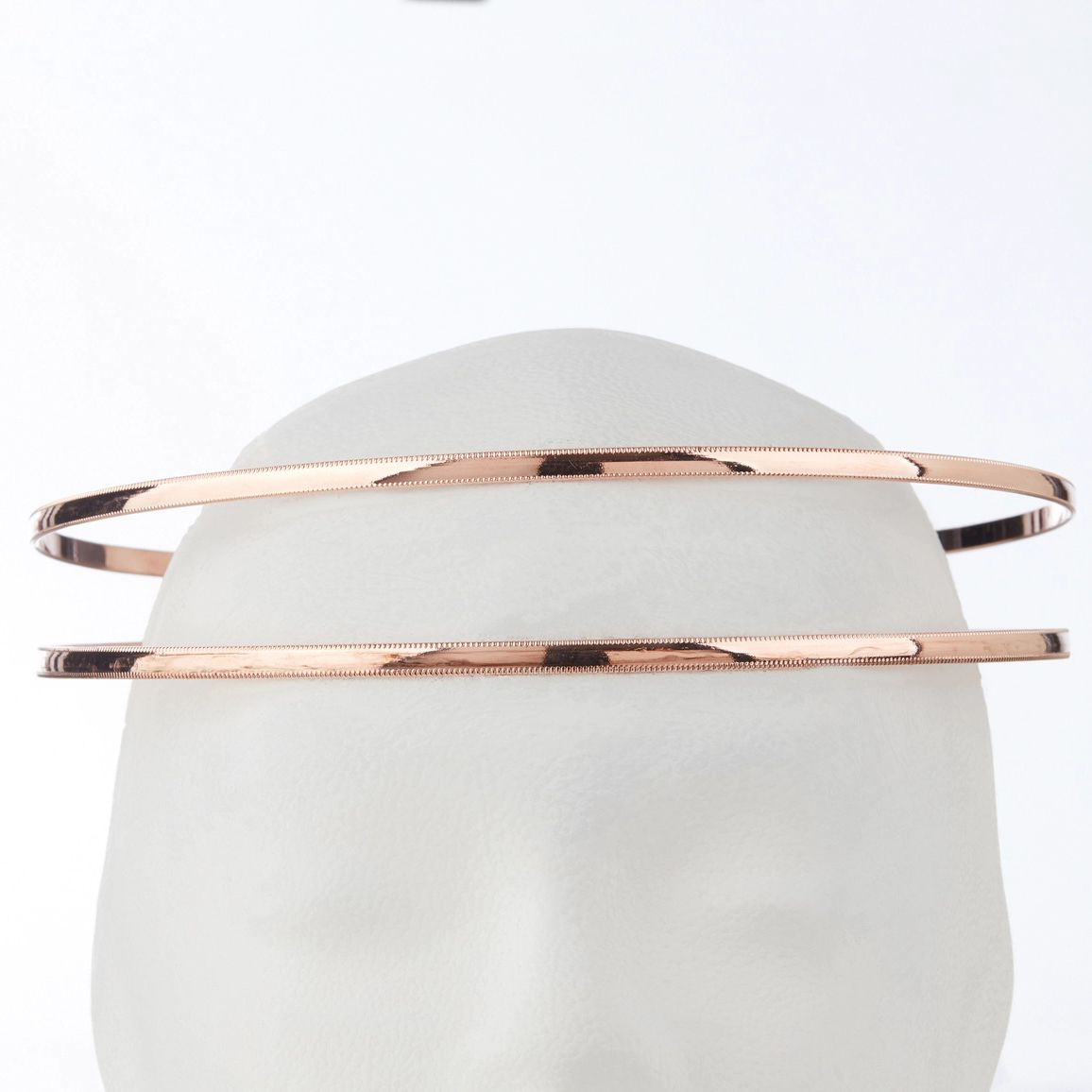 Στέφανα Γάμου Επάργυρα - Ροζ Χρυσό | Authentique Art SΑ-1310