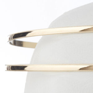 Στέφανα Γάμου Επάργυρα - Χρυσό | Authentique Art SΑ-1311