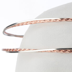 Στέφανα Γάμου Επάργυρα - Ασήμι Ροζ Χρυσό | Authentique Art SΑ-1329