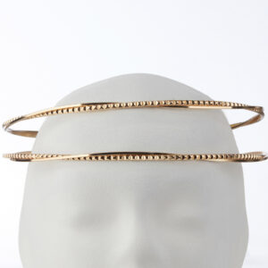 Στέφανα Γάμου Επάργυρα - Χρυσό | Authentique Art SΑ-1340