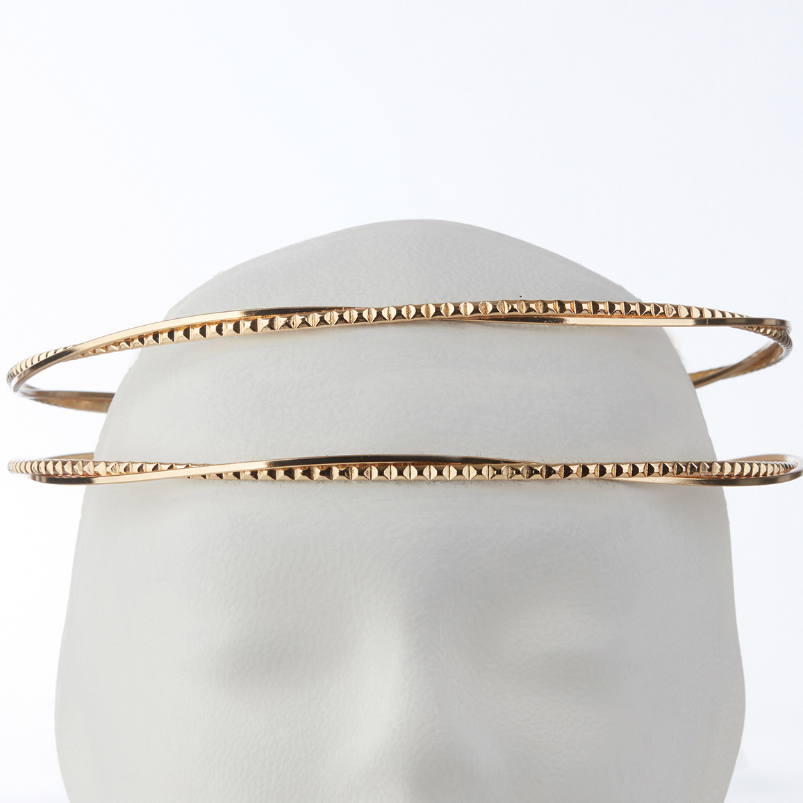 Στέφανα Γάμου Επάργυρα - Χρυσό | Authentique Art SΑ-1340