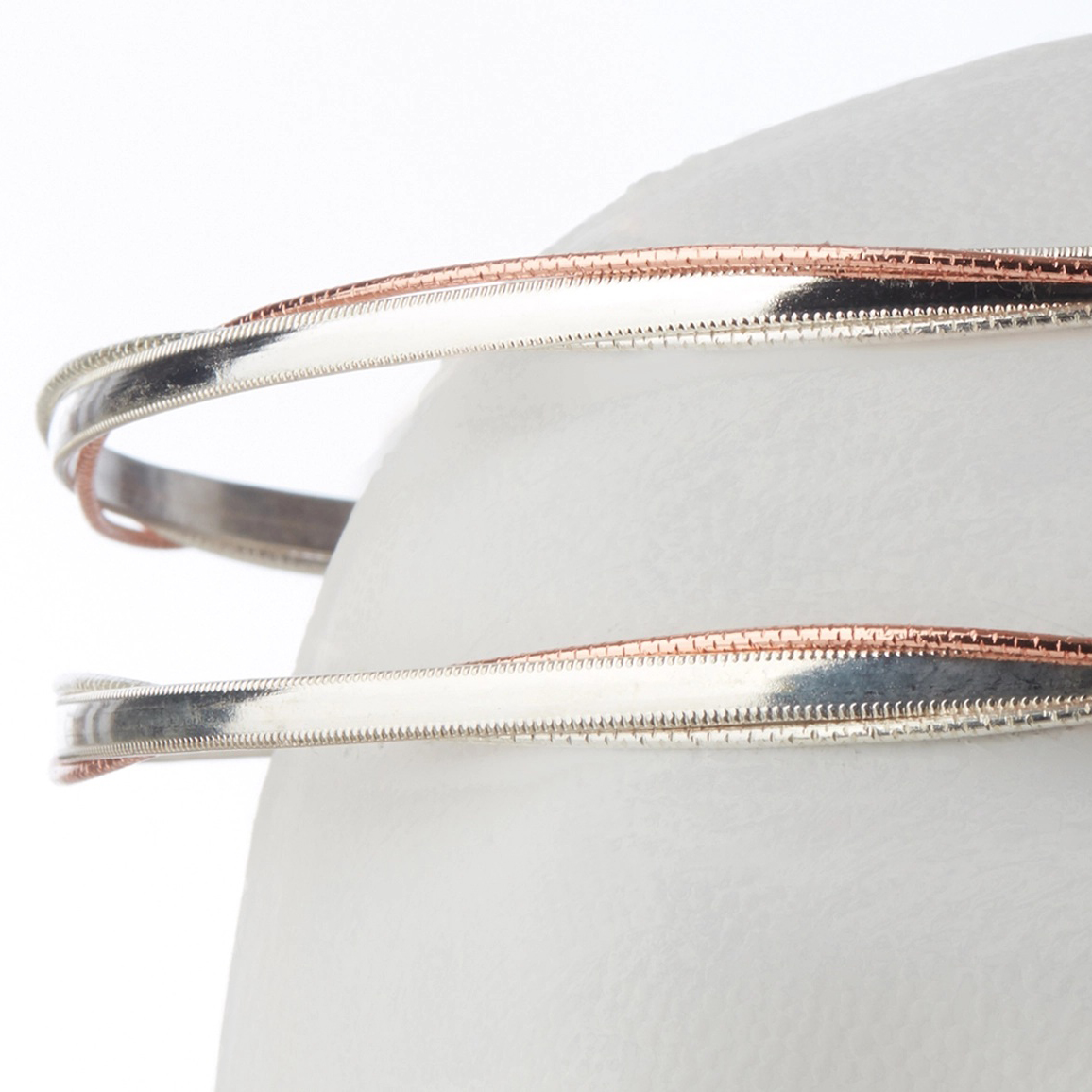 Στέφανα Γάμου Επάργυρα - Ασήμι Ροζ Χρυσό | Authentique Art SΑ-1344