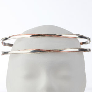 Στέφανα Γάμου Επάργυρα - Ασήμι Ροζ Χρυσό | Authentique Art SΑ-1344