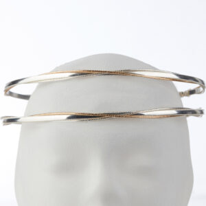 Στέφανα Γάμου Επάργυρα - Ασήμι Χρυσό | Authentique Art SΑ-1345