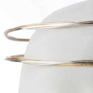 Στέφανα Γάμου Επάργυρα - Ασήμι Χρυσό | Authentique Art SΑ-1347