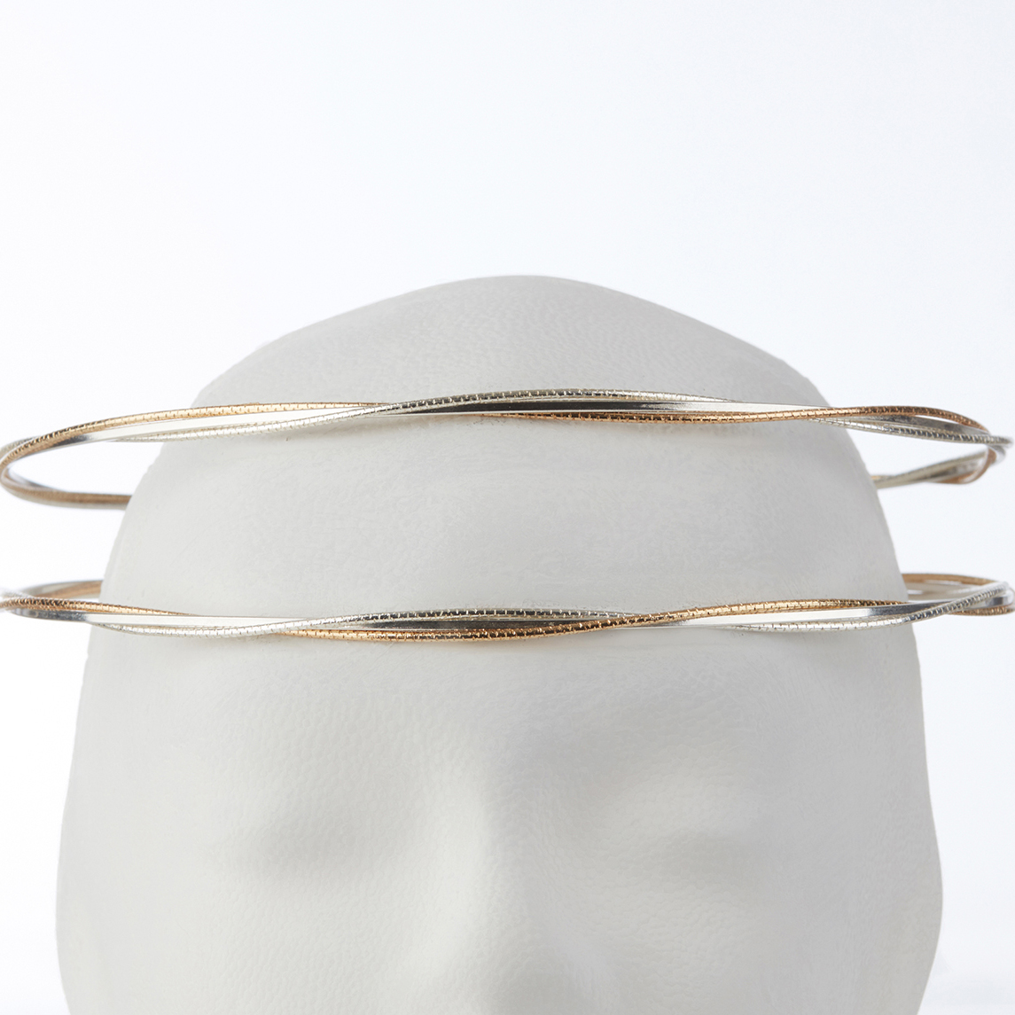 Στέφανα Γάμου Επάργυρα - Ασήμι Χρυσό | Authentique Art SΑ-1347