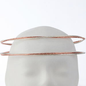 Στέφανα Γάμου Επάργυρα - Ασήμι Ροζ Χρυσό | Authentique Art SΑ-1349