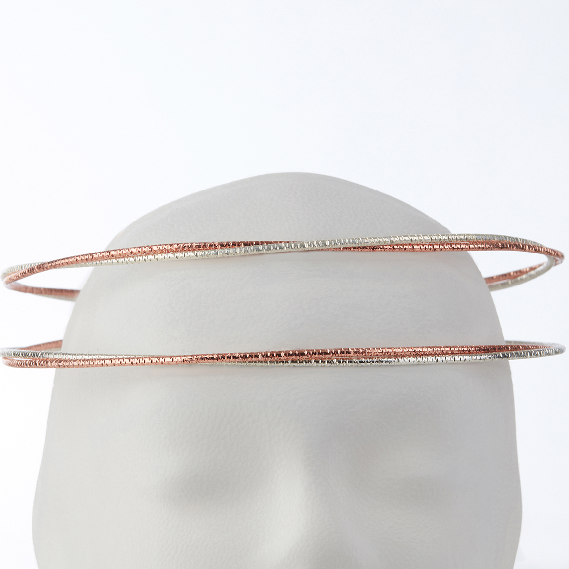 Στέφανα Γάμου Επάργυρα - Ασήμι Ροζ Χρυσό | Authentique Art SΑ-1349