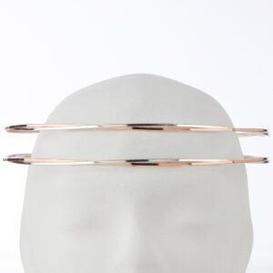 Στέφανα Γάμου Επάργυρα - Ασήμι Ροζ Χρυσό | Authentique Art SΑ-1354ΛΡ