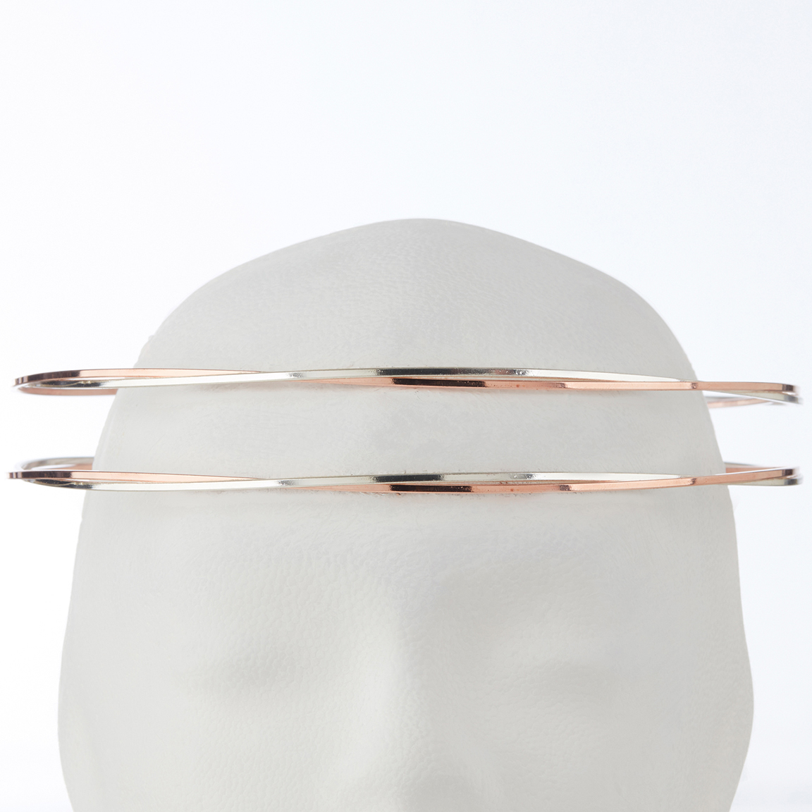 Στέφανα Γάμου Επάργυρα - Ασήμι Ροζ Χρυσό | Authentique Art SΑ-1354ΛΡ