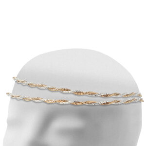 Στέφανα Γάμου Επάργυρα - Ασήμι Χρυσό | Authentique Art SΑ-1400