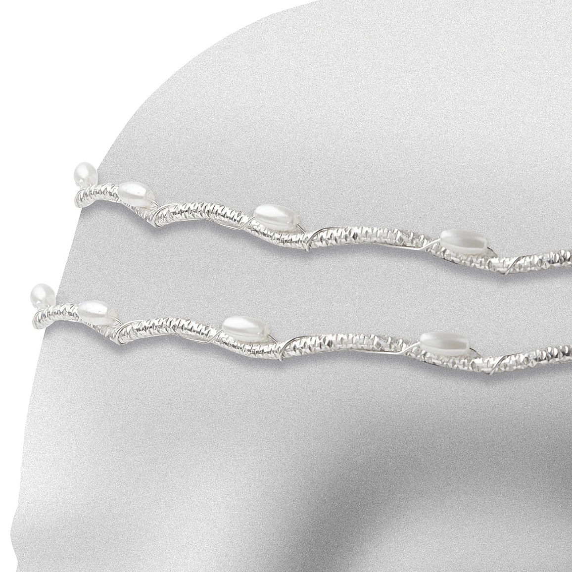 Στέφανα Γάμου Επάργυρα - Ασήμι | Authentique Art SΑ-1403